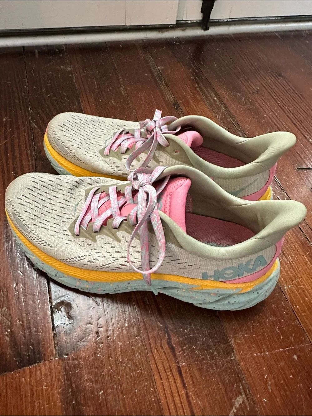 Hoka One One light green